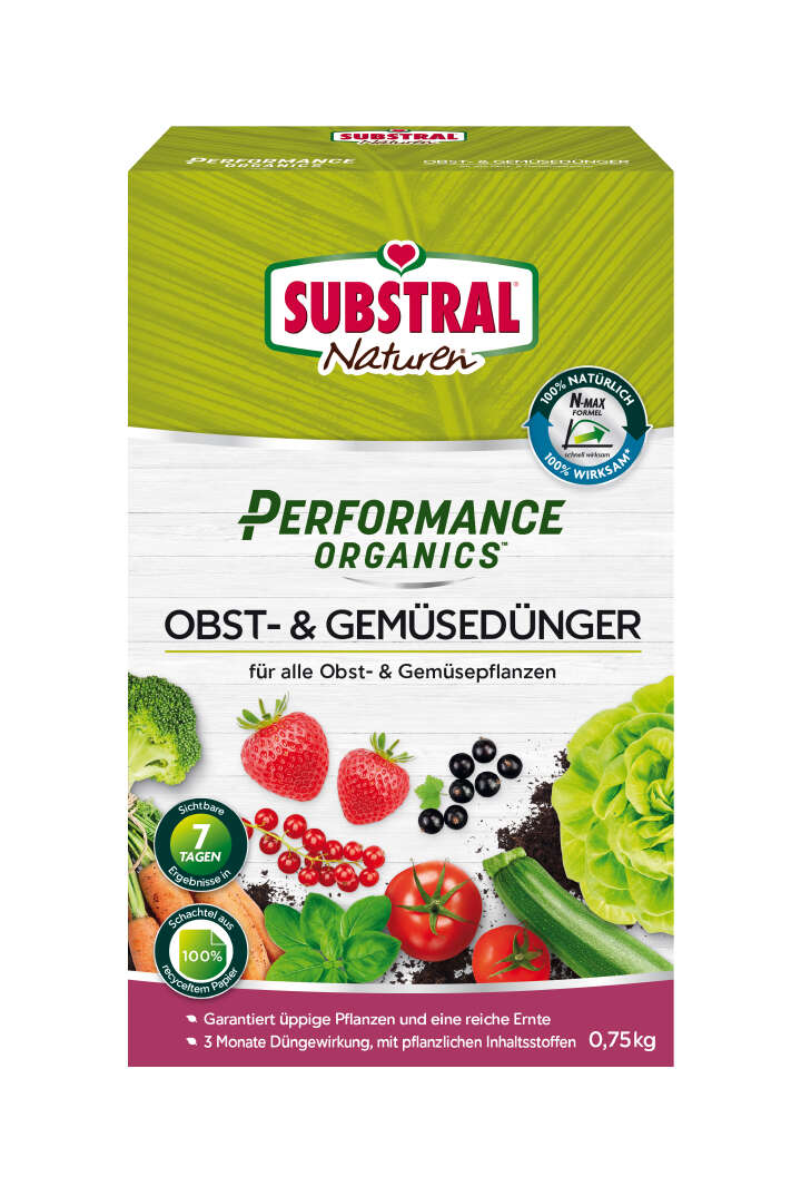 SUBSTRAL Performance Organics Obst+Gemüse Dünger
